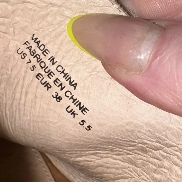 SHELLEYS LONDON DELPHINE RUFFLE CHUNK PLATFORM OPEN TOE ROSE GOLD MULES 7.5 - Picture 9 of 16